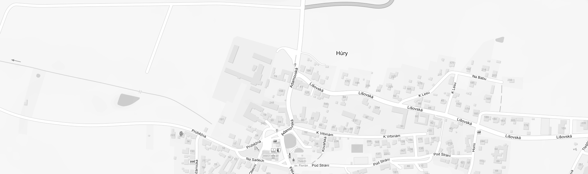 Mapa s umístěním prodejny