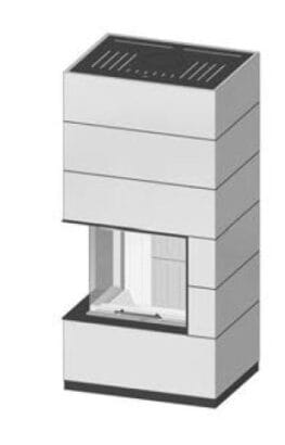 SIM Varia 2L-55h-4S RLU přírodní beton 1/3