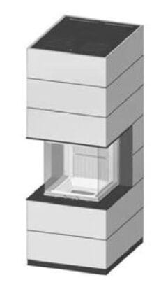 SIM Arte-U-50h-4S přírodní beton 2/3