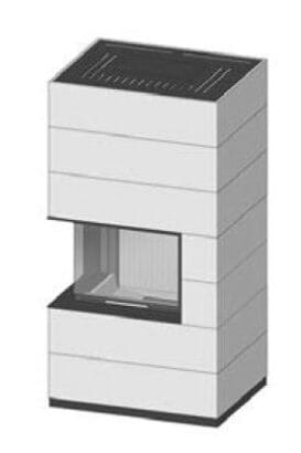 SIM Varia 2Lh-4S přírodní beton 2/3