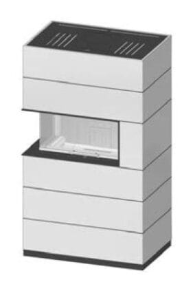 SIM Varia AS-2Rh-4S přírodní beton 3/2