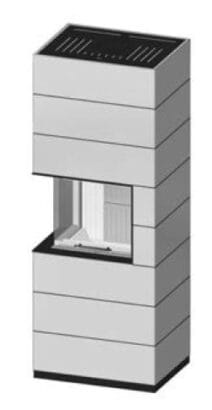 SIM Varia 2L-55h-4S přírodní beton 3/3