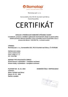 Certifikáty a školení od <span>výrobce</span>