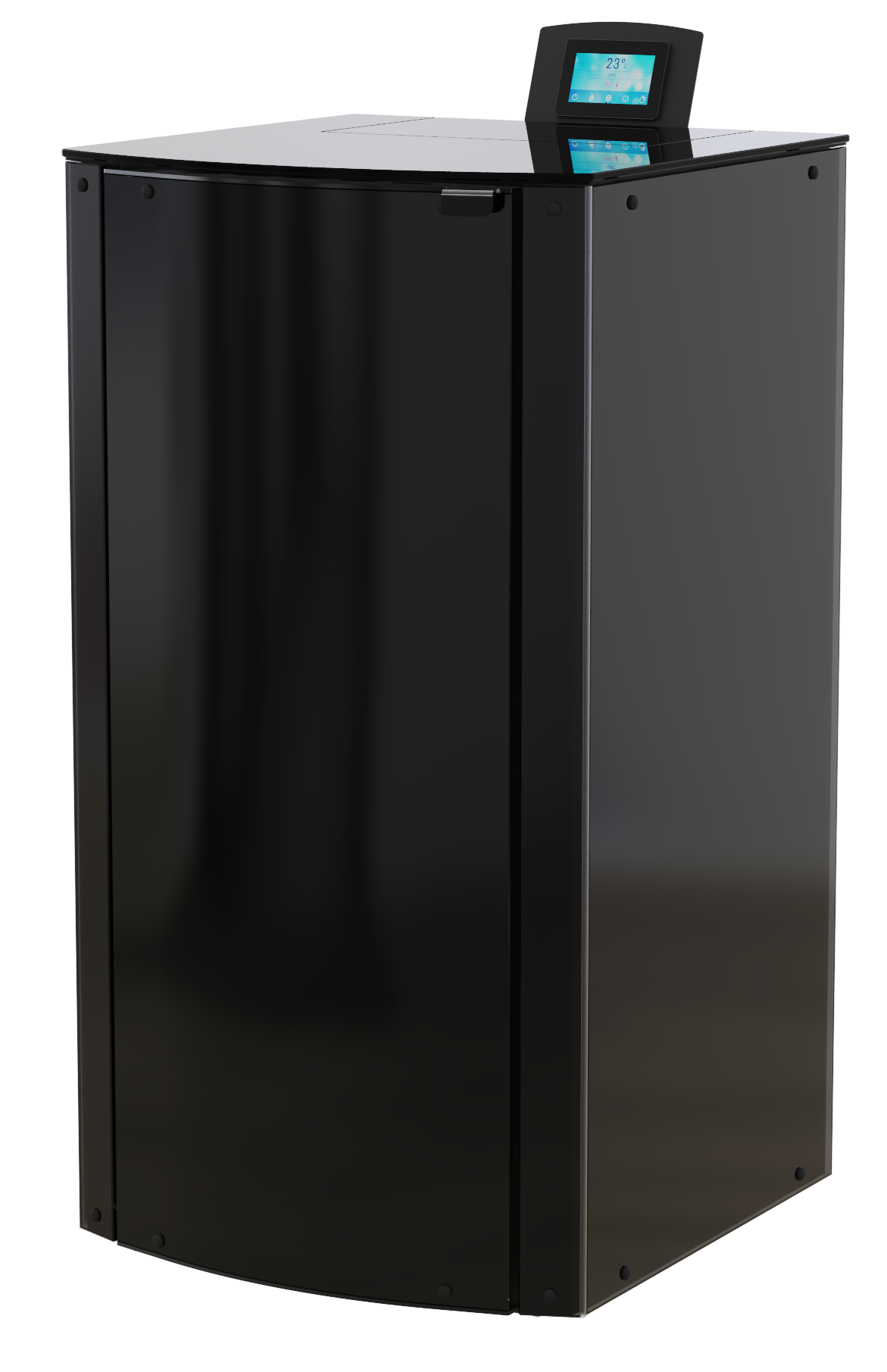 Teplovodní peletová kamna Mareli Systems Ederra 18 kW černá