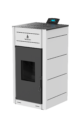 Unica pellet stove - white color 5