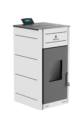 Unica pellet stove - white color 6