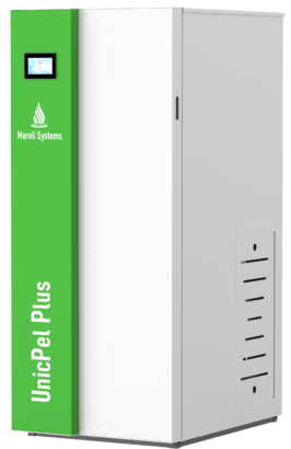 Peletový kotel UnicPel Plus 24 kW s automatickým čištěním výměníku